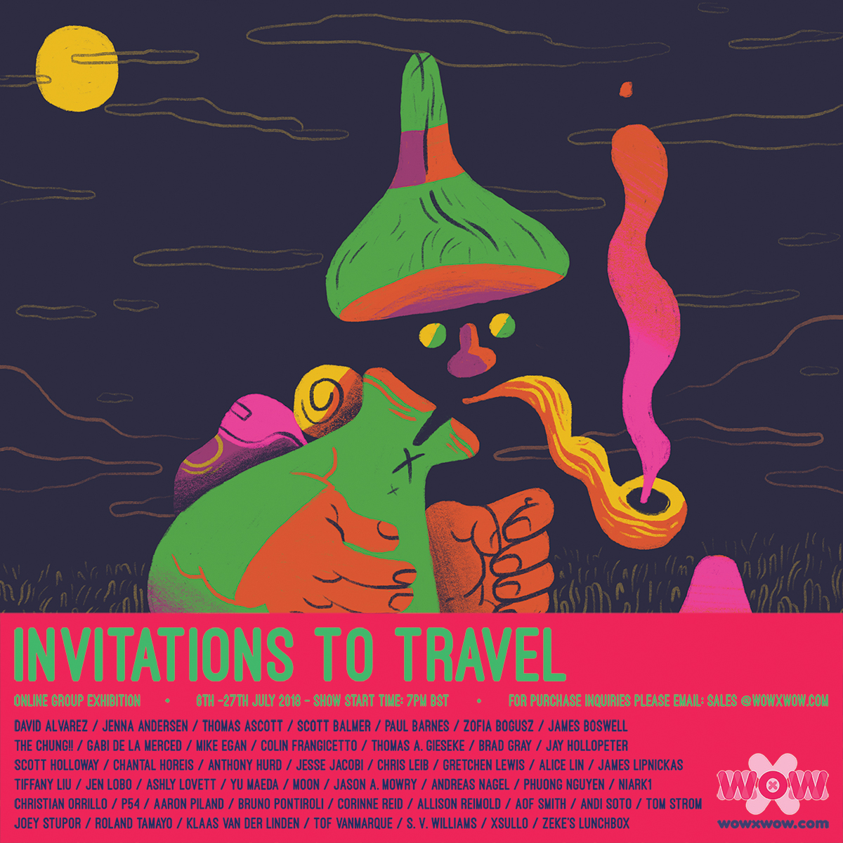 Invitations to Travel Art show opens this Friday