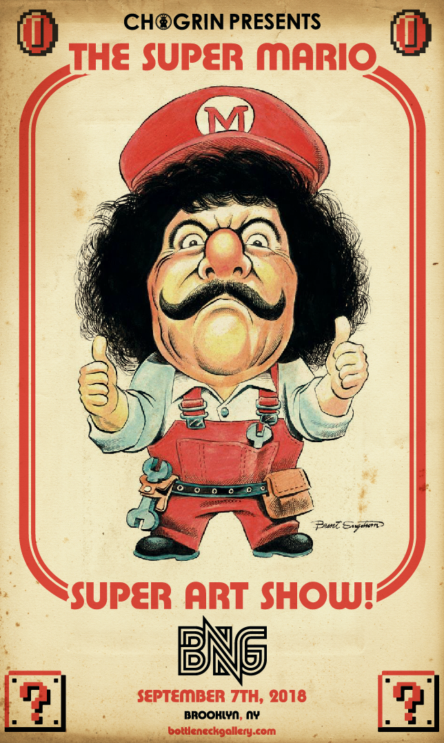 Super Mario Super Art Show opens this Friday